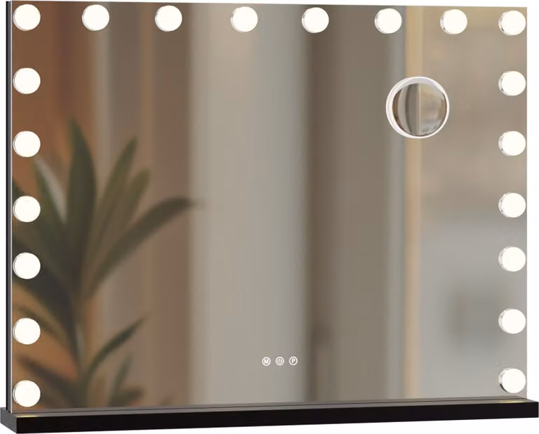 Specchio per il trucco Norlina con Bluetooth - Nero