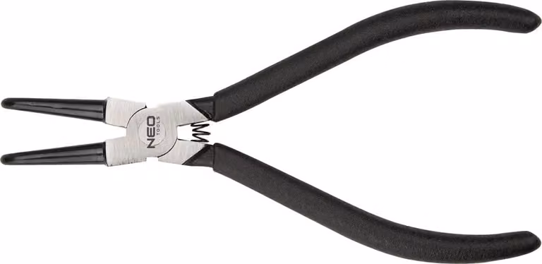 Pinza per anelli di sicurezza Neo 135 mm, ganasce 10-25 Ra piegate verso l'esterno