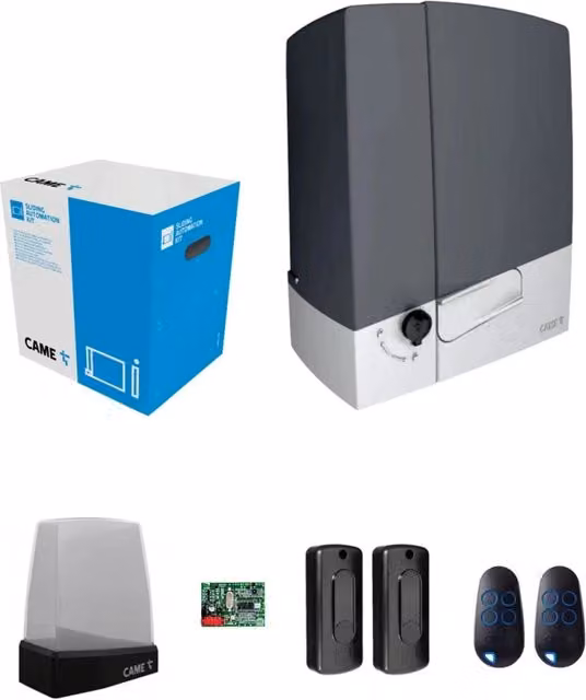 KIT AUTOMAZIONE PER CANCELLI SCORREVOLI MAX 18MT E 600KG CAME KIT BXV 8K01MS-004