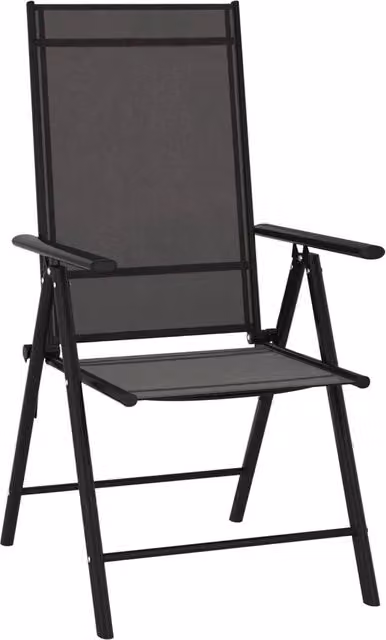 Set da Pranzo da Giardino 10 pz Nero e Antracite 3070645