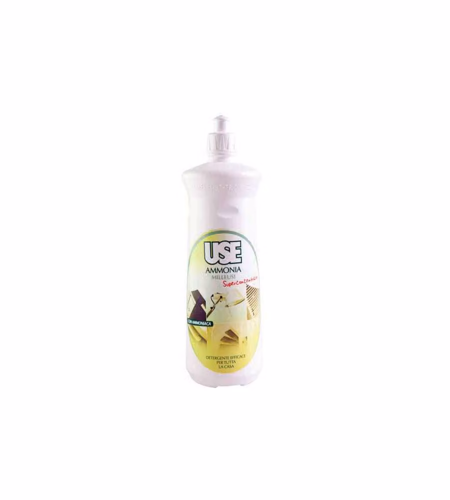 Use Detergente Ammonia Viping - per Superfici Dure - 1L