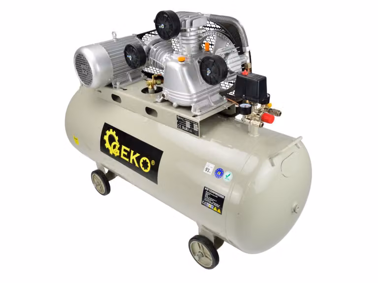 Compressore GEKO, capacità 200 litri, potenza 3000W, tensione 400V, modello V3