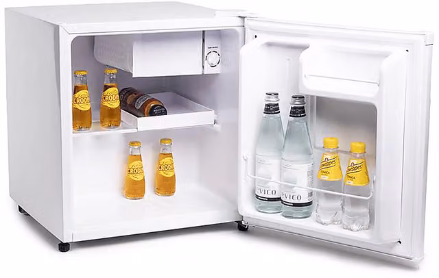 Melchioni Family IGLOO Mini Frigo Portatile da Tavolo con Compressore e Zero Degree Zone, Bianco, L: 43,7 cm, A: 49,5 cm, P: 47 cm, Classe Energetica E