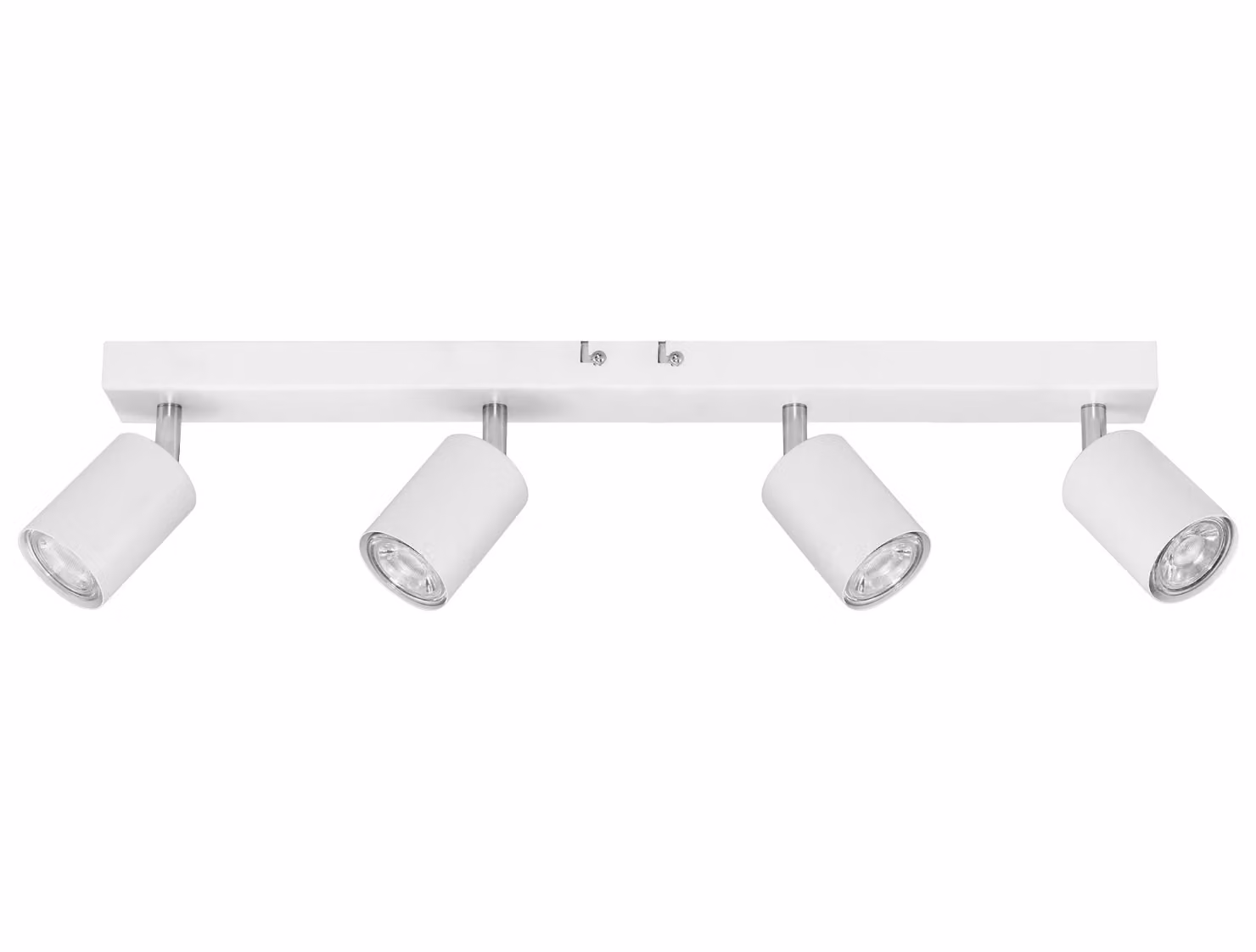 Plafoniera GU10 con cerniera - 4 ganci bianco