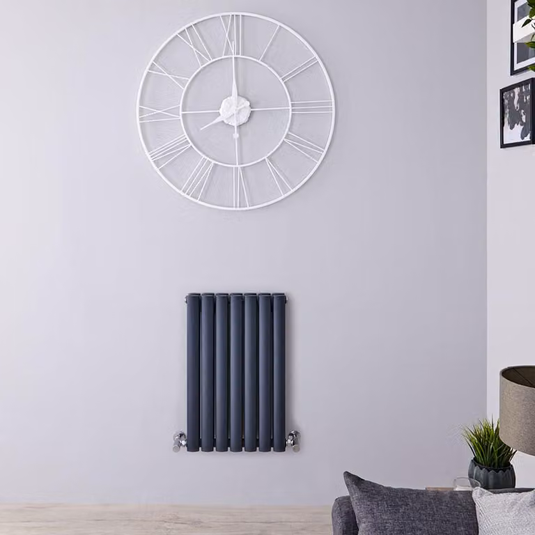 Radiatore Orizzontale Bianco 635x413mm 510W - Compatto - Alta Resa - Design Moderno - Revive