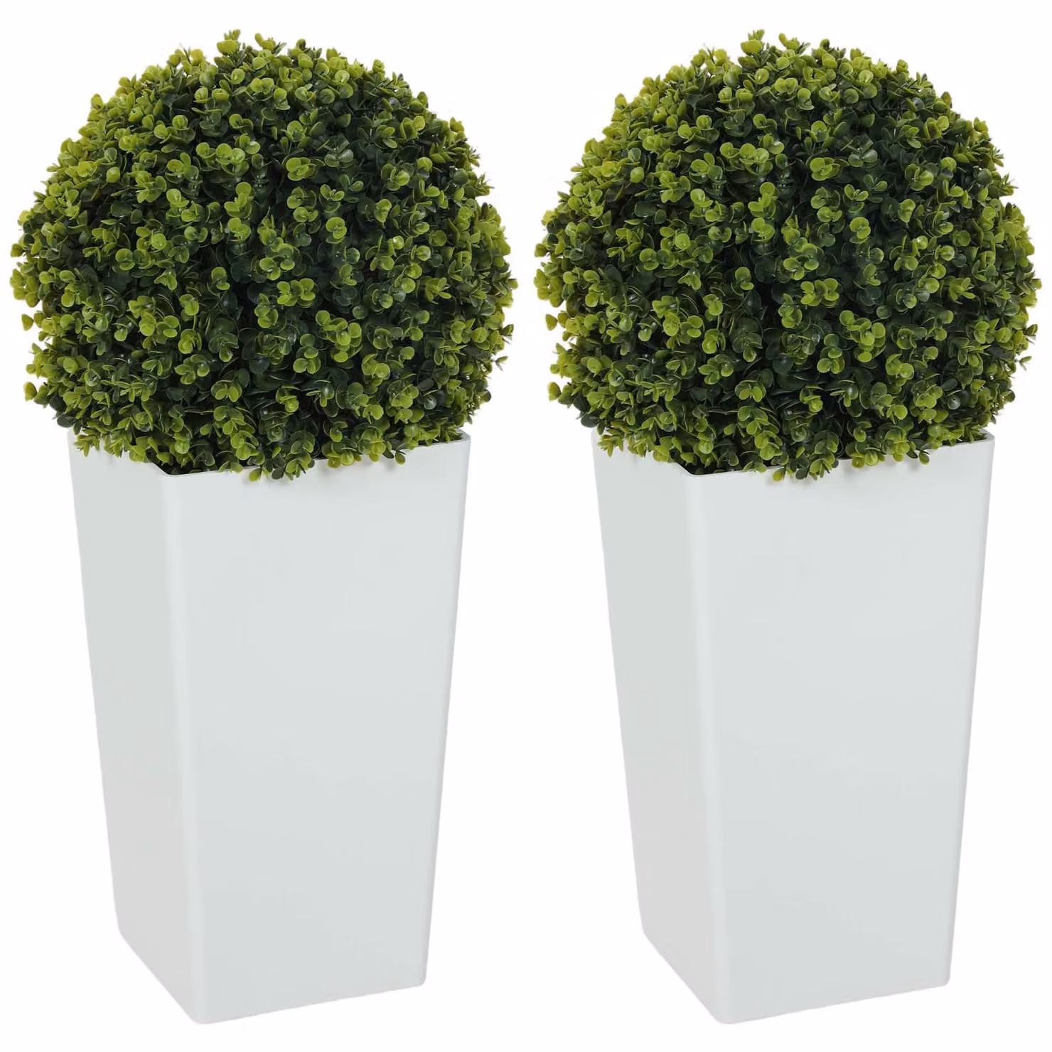Set di palline di eucalipto artificiale, 65 cm, protezione UV, verde