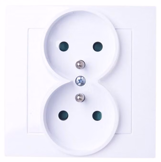 Ospel GP-2GZP/00, bianco, IP20, 16 A, 84 mm, 45 mm, 84 mm