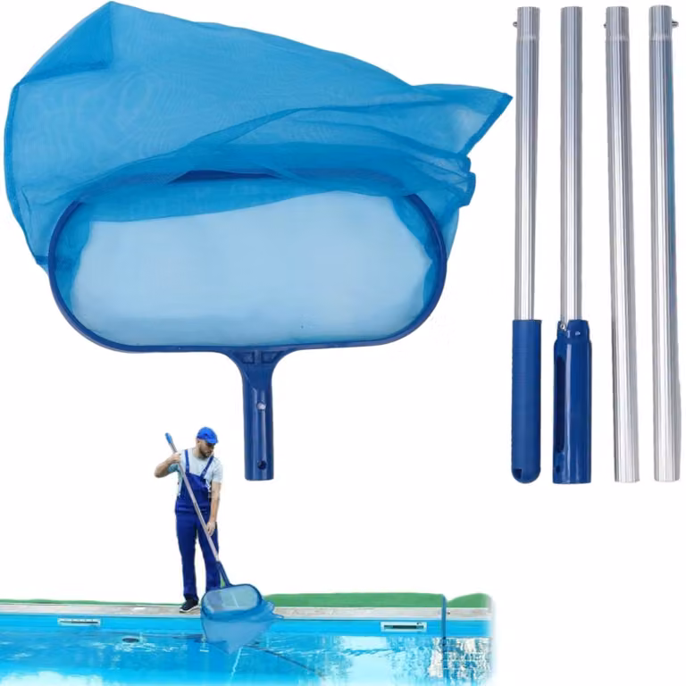 Solidchoice - Retino per piscina con manico telescopico