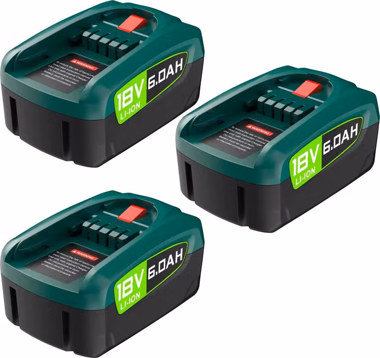 Batteria di ricambio PBA 18V - Ioni di litio - Confezione da 3 - >3500 mAh - 18 V - Solo batterie - RoHS - Beige