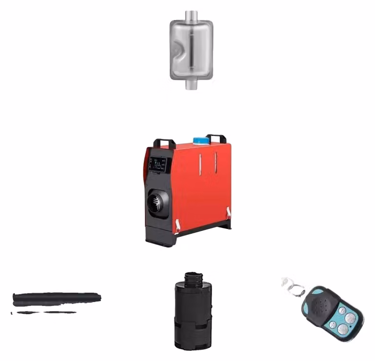 Riscaldatore ad aria diesel, telecomando, basso consumo di carburante, interruttore LCD da 5 kW