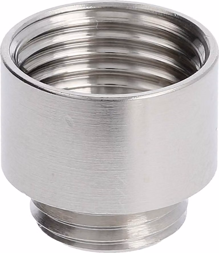 WISKA Ampliamento PG/PG da PG7x1,27 a PG9x1,41 MER-07/09 tondo ottone (CuZn) nichelato Filettatura di collegamento 5,0 mm - 1
