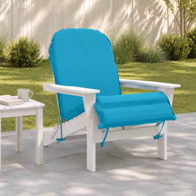 vidaXL Cuscino per Lounger Sole GEMERT Turchese in Poliestere con Rivestimento Lavabile e Resistente alle Intemperie