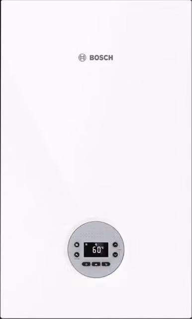 Caldaia a Condensazione Bosch Junkers Condens 1200 W GC1200W 24/30 C a Metano Bianca con Kit Scarico Fumi e Integrazione Smart Home