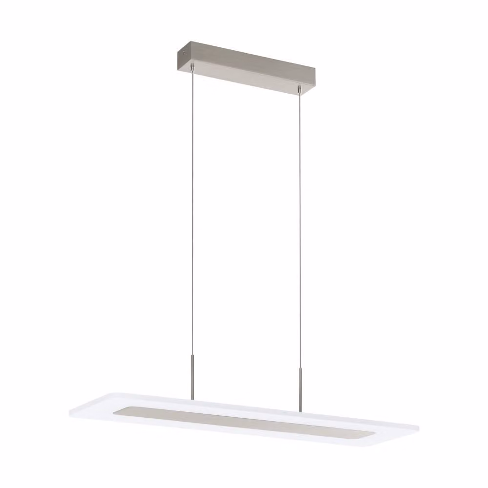 Eglo 96863 Manresa LED lampada a sospensione 19W nichel satinato
