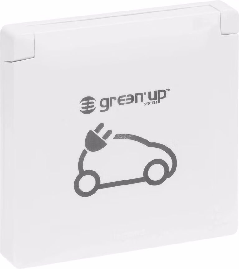 Legrand SEANO Green Up, presa Schuko, 16 A, modalità EV 1 e modalità 2, bianco ultra, 1 pz.
