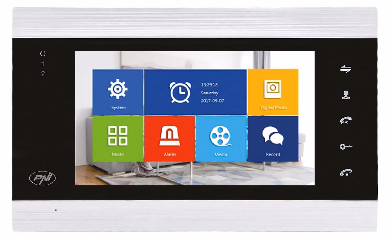 Monitor aggiuntivo per il sistema di videosorveglianza intelligente PNI SafeHome PT720MW