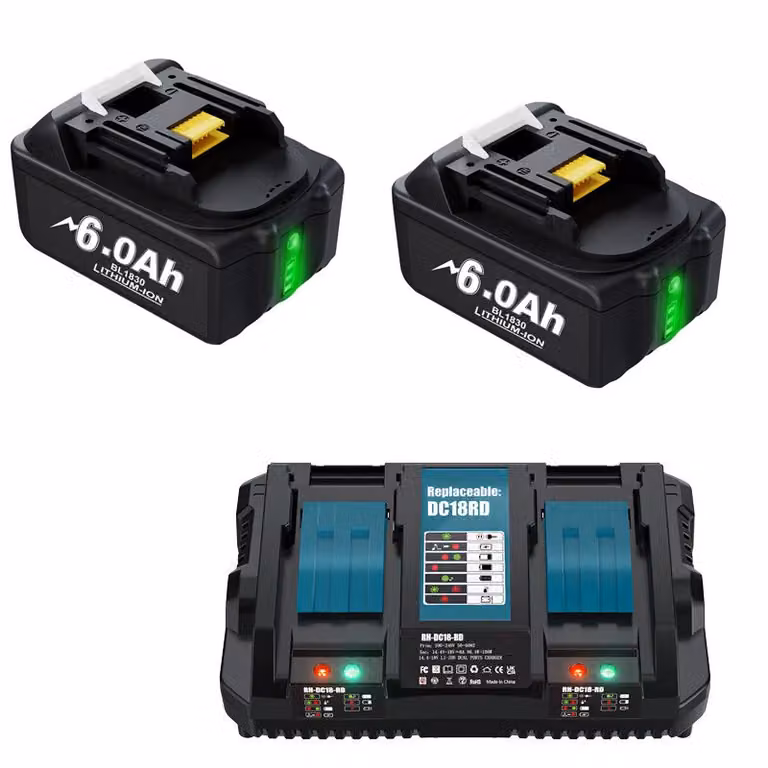 Batteria ricaricabile Makita LXT, 18V, capacità 60Ah, tecnologia Li-Ion, 1 set da 60