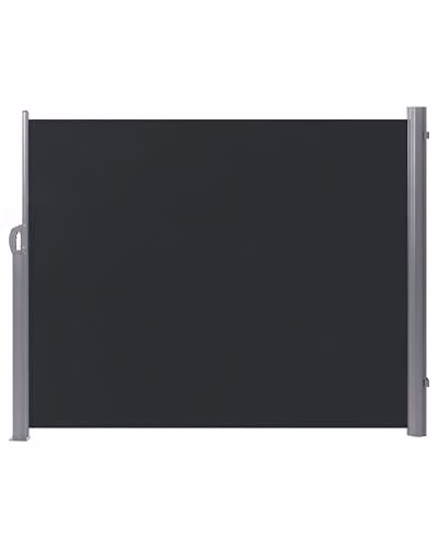 Tenda Laterale da Sole Estraibile Per Giardino Rettangolare 160 x 300 cm Grigio Grafite