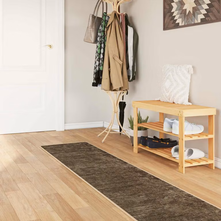 Tappeto Runner vidaXL MARSA Verde Foresta, Lavabile e Antiscivolo, L 50 cm x P 300 cm, in Poliestere e PVC