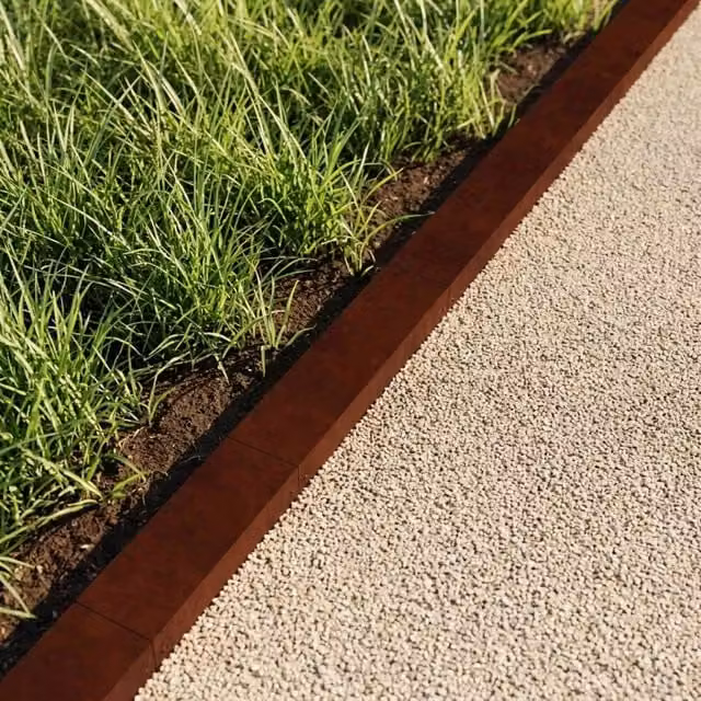 Profilo di copertura per giardino 20 pz 100 x 10 x 5 cm 8013052