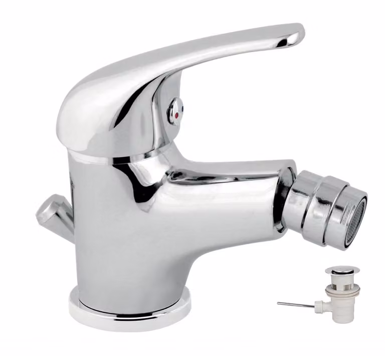 Rubinetto bidet con beccuccio cromato Titania Iris