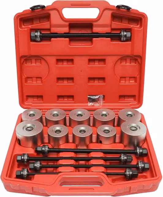 Set di 27 estrattori per boccole e cuscinetti Breckner Germany colore rosso – 1