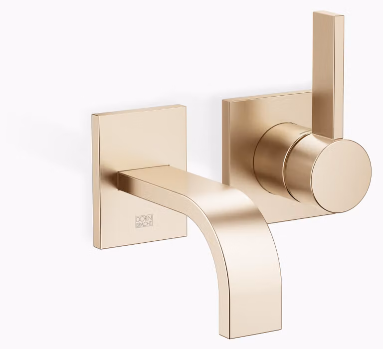Dornbracht MEM Mitigeur monocommandé mural pour lavabos sans vidage, saillie 125mm, 36867782-46, 36867782-46
