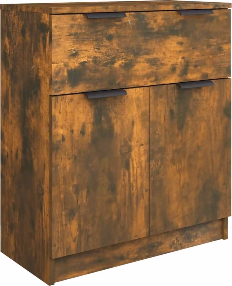 Credenza Rovere Fumo 60x30x70 cm in Legno tecnico