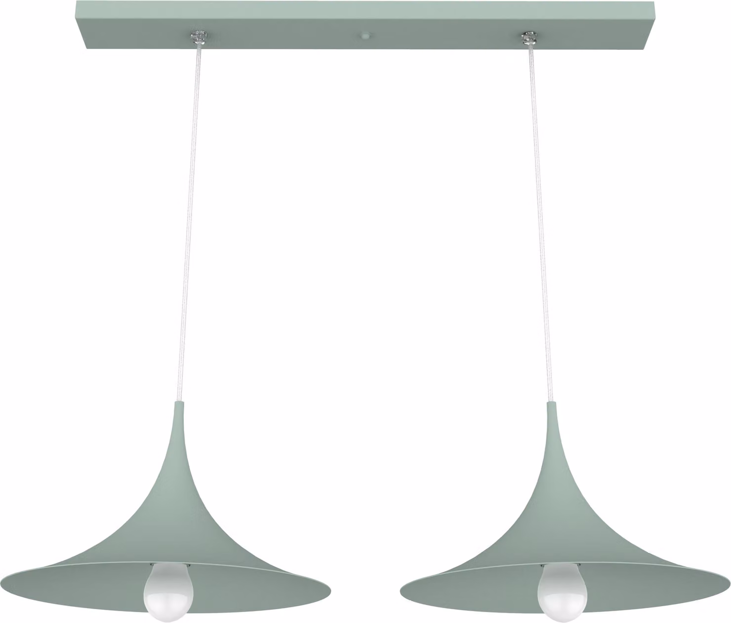 Lampade A Sospensione Louie X2 Monocolore