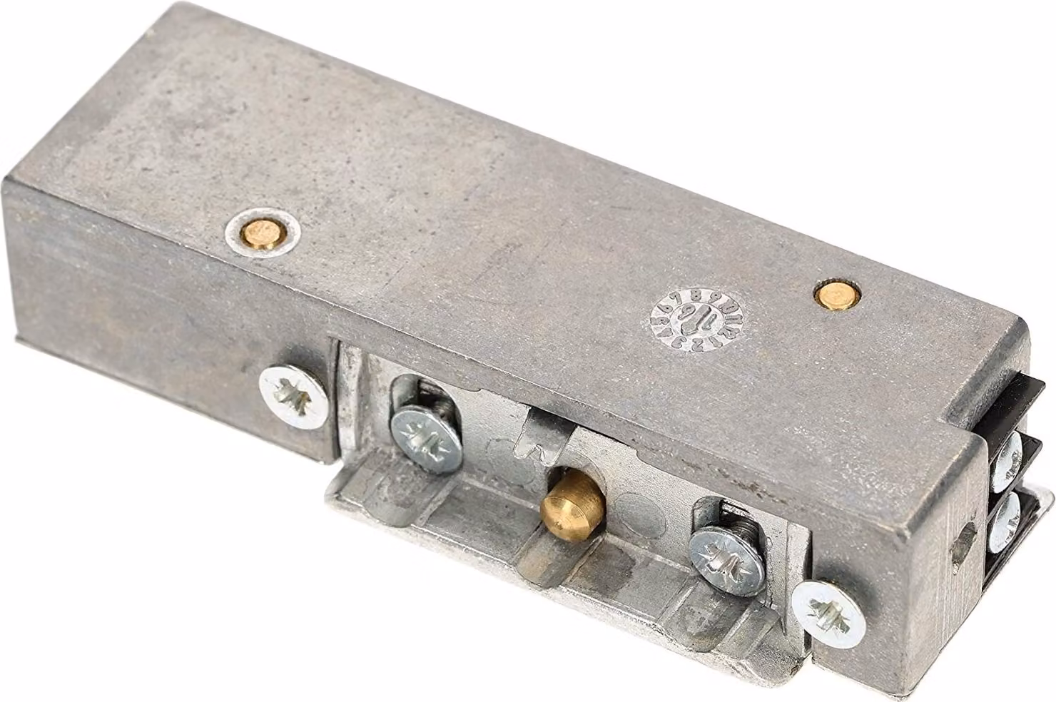 KOTARBAU® Elettroserratura per porte R3 12 V destra con sblocco diurno e funzione di memoria Elettroserratura per porte, cancelli e cancelli a battente