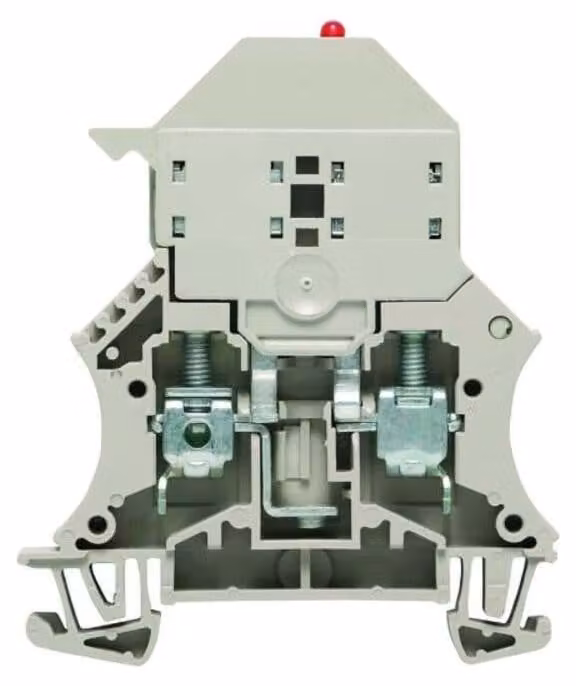 morsetto di sicurezza - fusibile G 5x20 mm morsettiera 6,3A 7,9mm WSI 6/LD 10-36VDC/AC