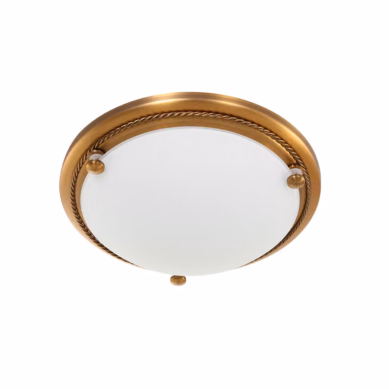 Plafoniera - bronzo - Ceiling and wall - vetro metallo - Ø 29cm - E27 - 2785BR - Steinhauer