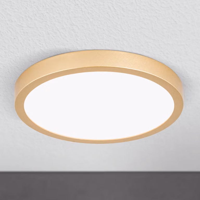 ORION Plafoniera a LED Vika, Ottone / Oro, Soggiorno / Sala da pranzo, Alluminio, Moderno, Plafoniera LED