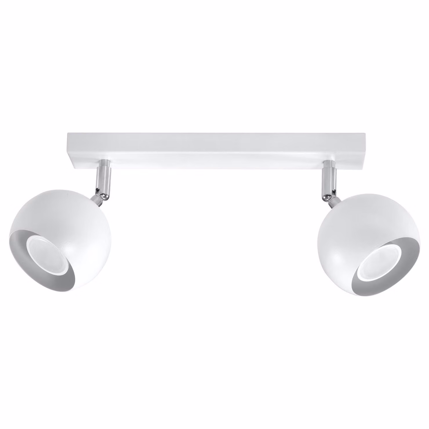 Lampada da soffitto OCULARE 2 bianco 2xGU10 10W acciaio 16x10x30cm Sollux Lighting