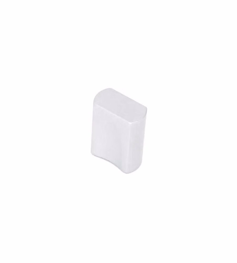 Pomolo Rettangolare Cromo Opaco Mm.12X20