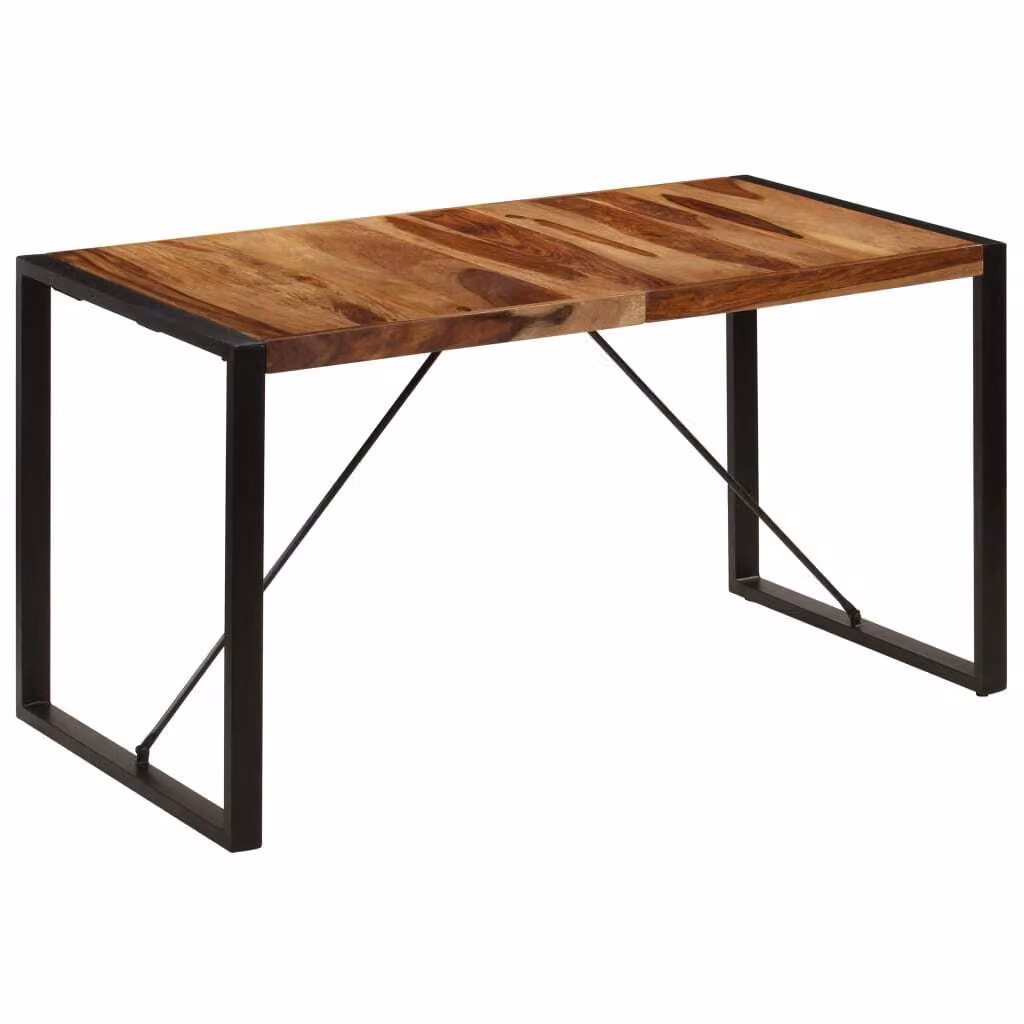 Maison Exclusive - Tavolo da pranzo 140 x 70 x 75 cm in legno massello di acacia