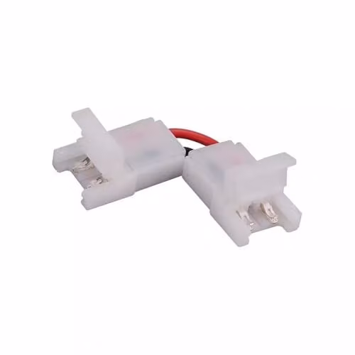 Connettore a forma di L per Strip LED 10mm Innesto rapido tramite clip 2 Pin
