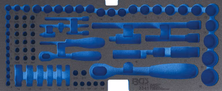 Inserto in schiuma BGS per Art. 3312 vuoto per Art. 3341 - 3341-1