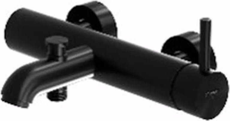 Steinberg Serie 100 Wanne/Brause-EHM 1/2, matt black, 1 Stk.