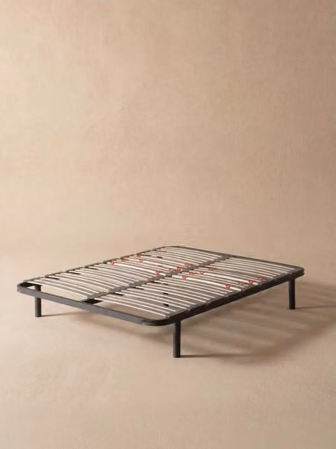 Rete a doghe multiple Nox con rinforzo lombare Kenay Home L: 135 cm, P: 190 cm, colore nero