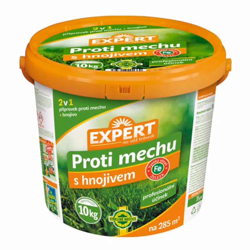 Prodotto professionale per eliminare il muschio dal prato e reintegrare le sostanze nutritive. 10 kg di fertilizzante sono sufficienti per 284 m² di prato.