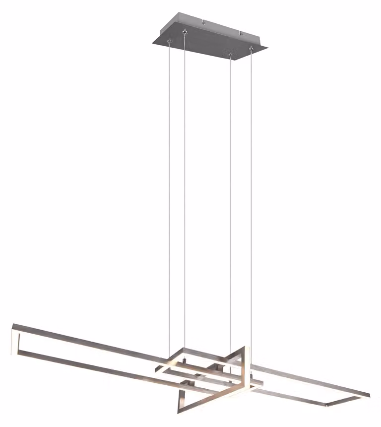 Lampada a sospensione LED SALINAS argento Trio 320310307