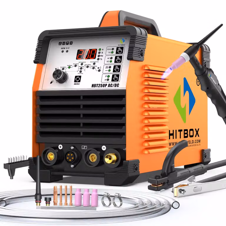 Saldatrice TIG HBT250P AC/DC - Potenza: 250 W - Multifunzione 5-in-1