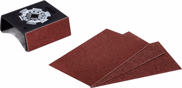 Levigatrice a profilo Starlock AUZ 70 G con 4 dischi abrasivi, 70 x 125 mm