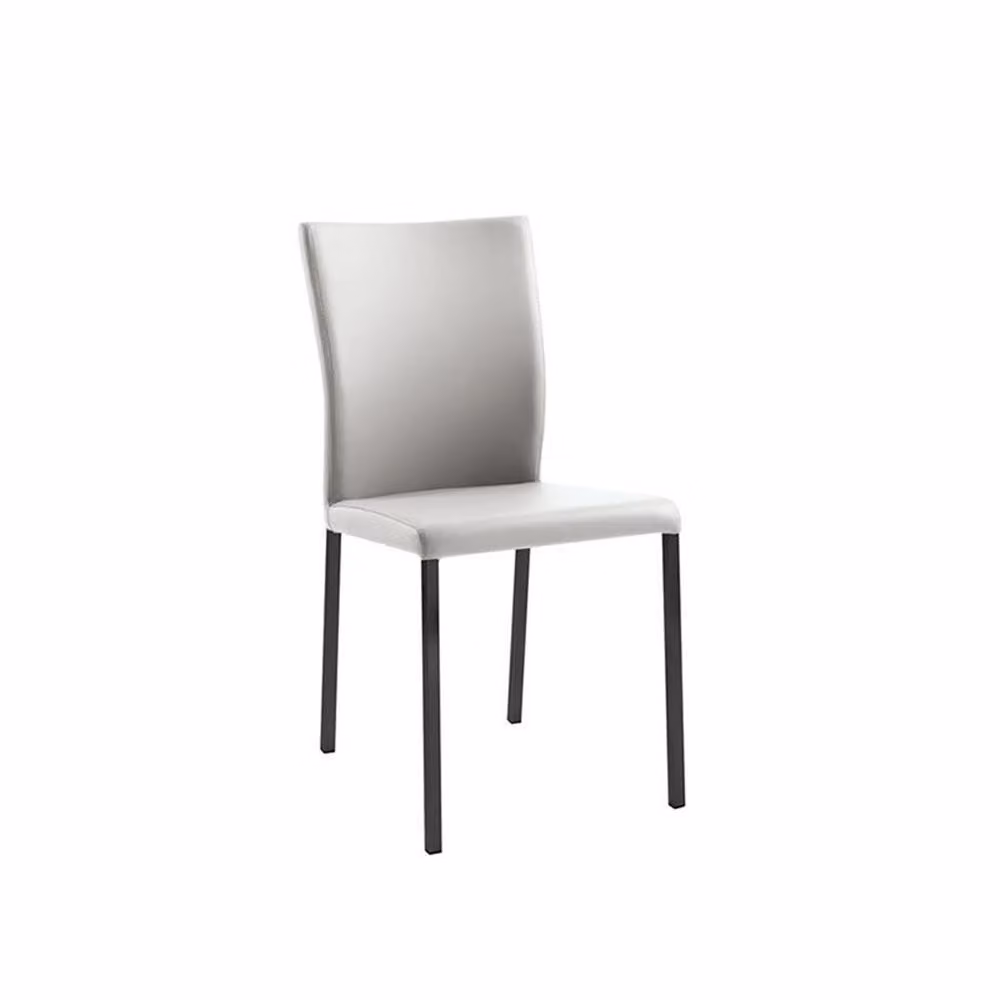 Daimo 1K, sedia, struttura nera, rivestimento crema (31507)