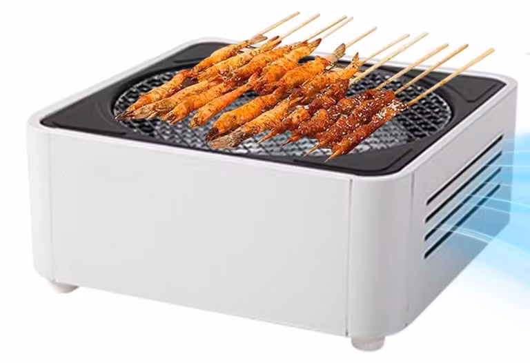 Barbecue portatile a carbone per campeggio e giardino