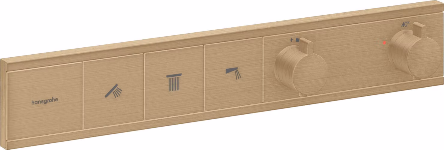 thermostat RainSelect encastré de la taille d'une main pour 3 consommateurs, 15381140, 15381140