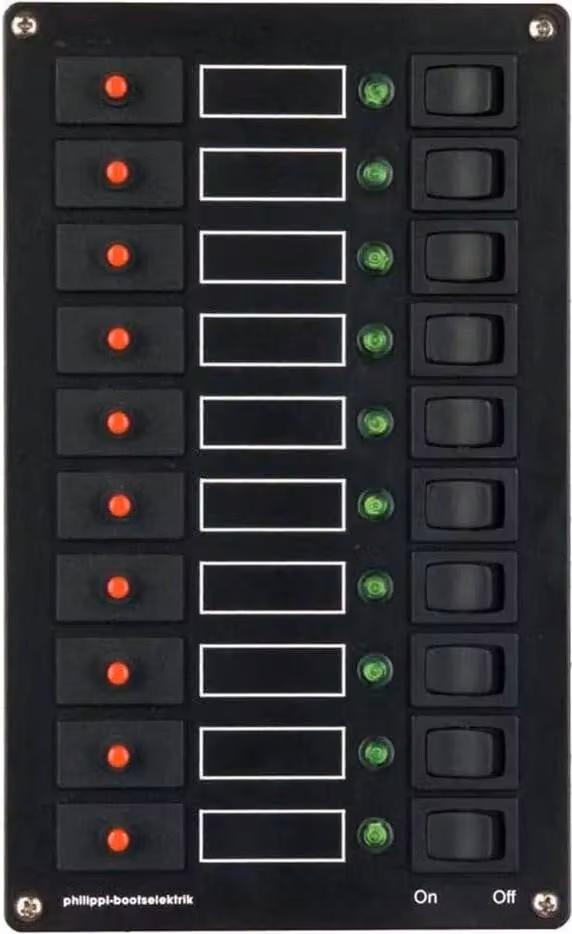 Armadio elettrico Philippi 12V/24V a 10 prese STV 110