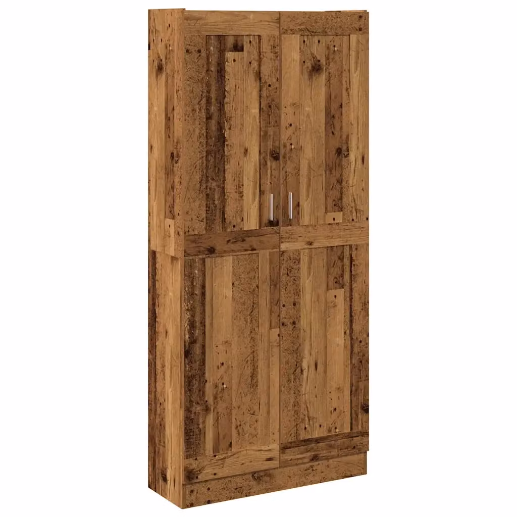 Credenza in stile classico vidaXL in MDF marrone L: 82,5 cm, P: 30,5 cm, H: 185 cm – 2