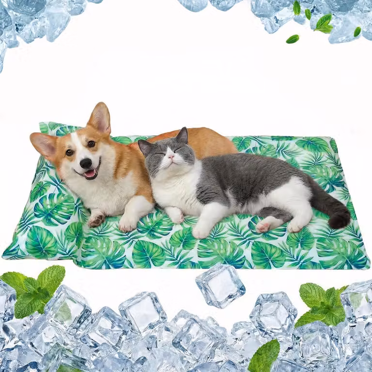 Tappetino refrigerante per cani e gatti, cuscino auto-raffreddante, 50x80 cm